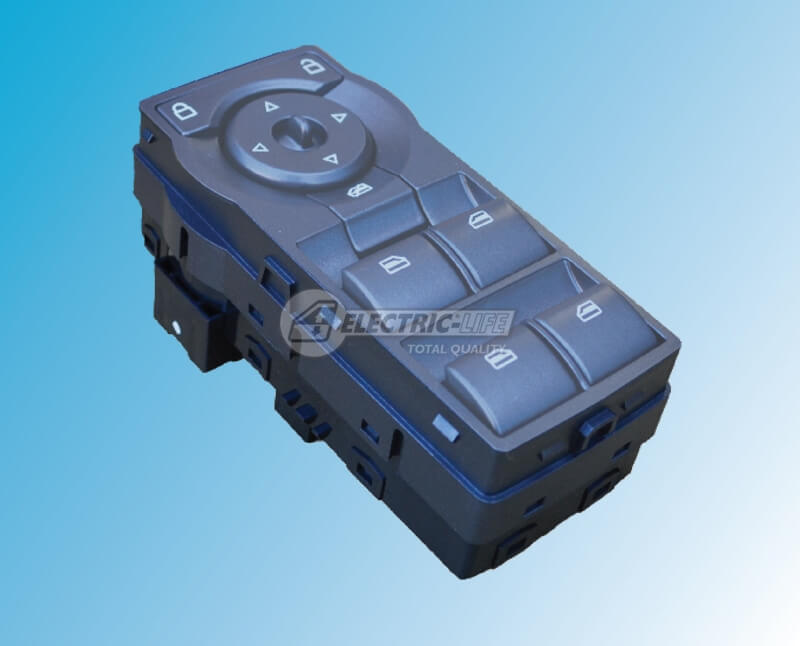 HOLDEN COMMODORE VE Driver Side Front Window Switch (grey & green)