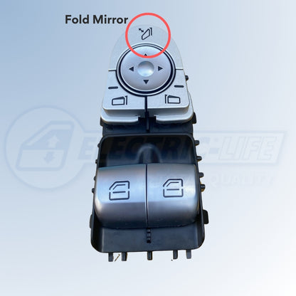 MERCEDES BENZ VITO Driver Side Window Switch with Fold Mirror